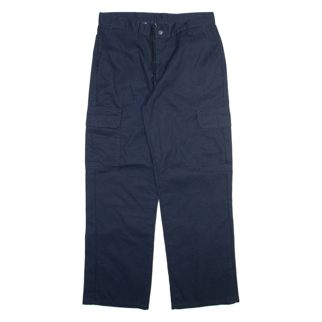 DICKIES Cargo Mens Trousers Blue Regular Straight W32 L30