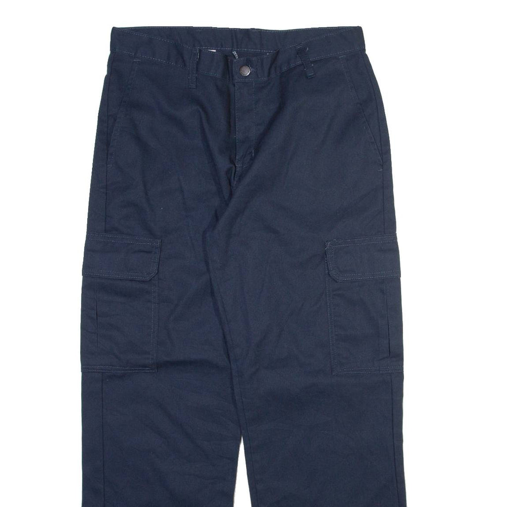 DICKIES Cargo Mens Trousers Blue Regular Straight W32 L30