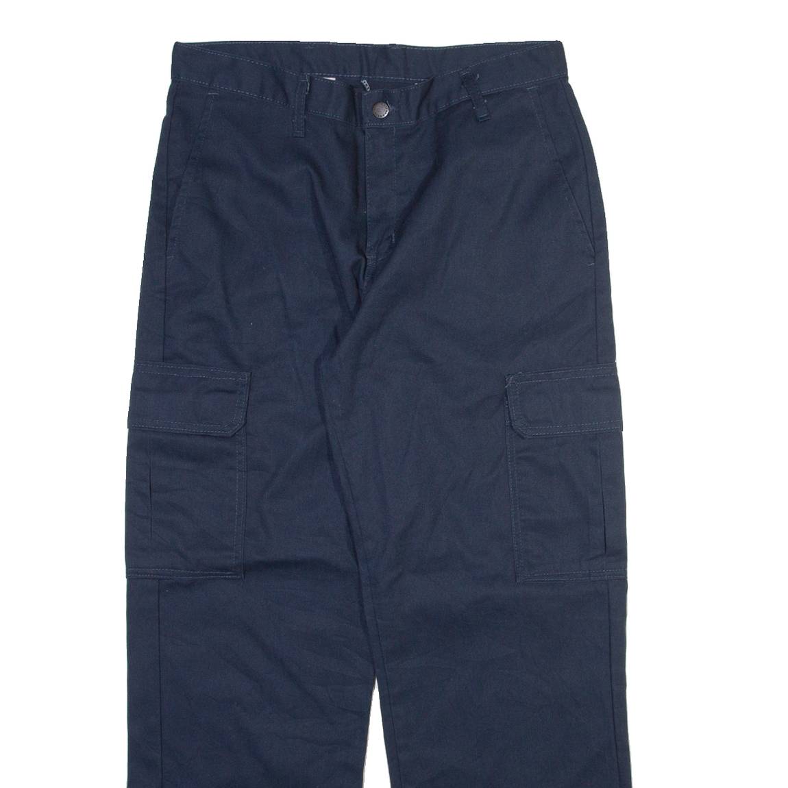 DICKIES Cargo Mens Trousers Blue Regular Straight W32 L30