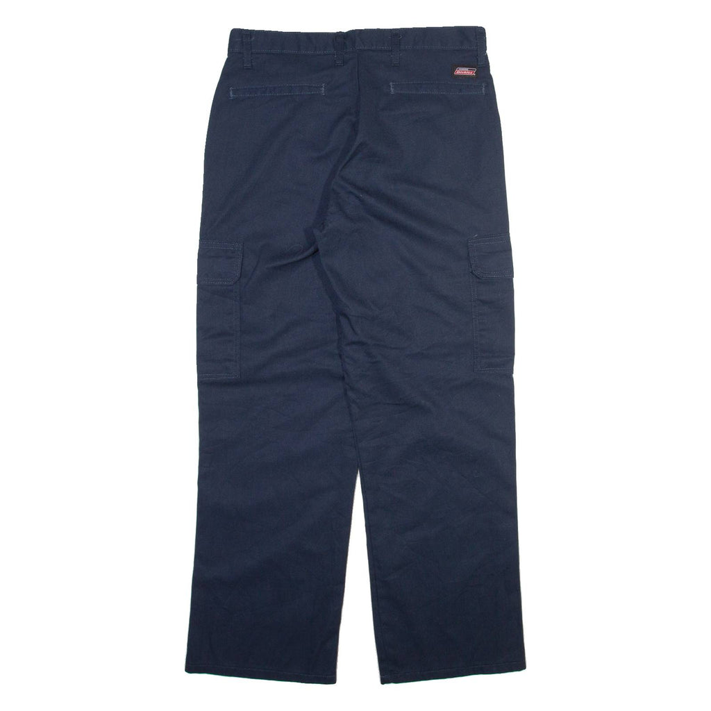 DICKIES Cargo Mens Trousers Blue Regular Straight W32 L30