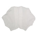 TED BAKER Womens White Cropped Top Short Sleeve Open Front S Cotton Blend