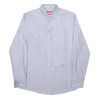 HUGO BOSS Mens Blue Shirt M Cotton Formal Long Sleeve Classic