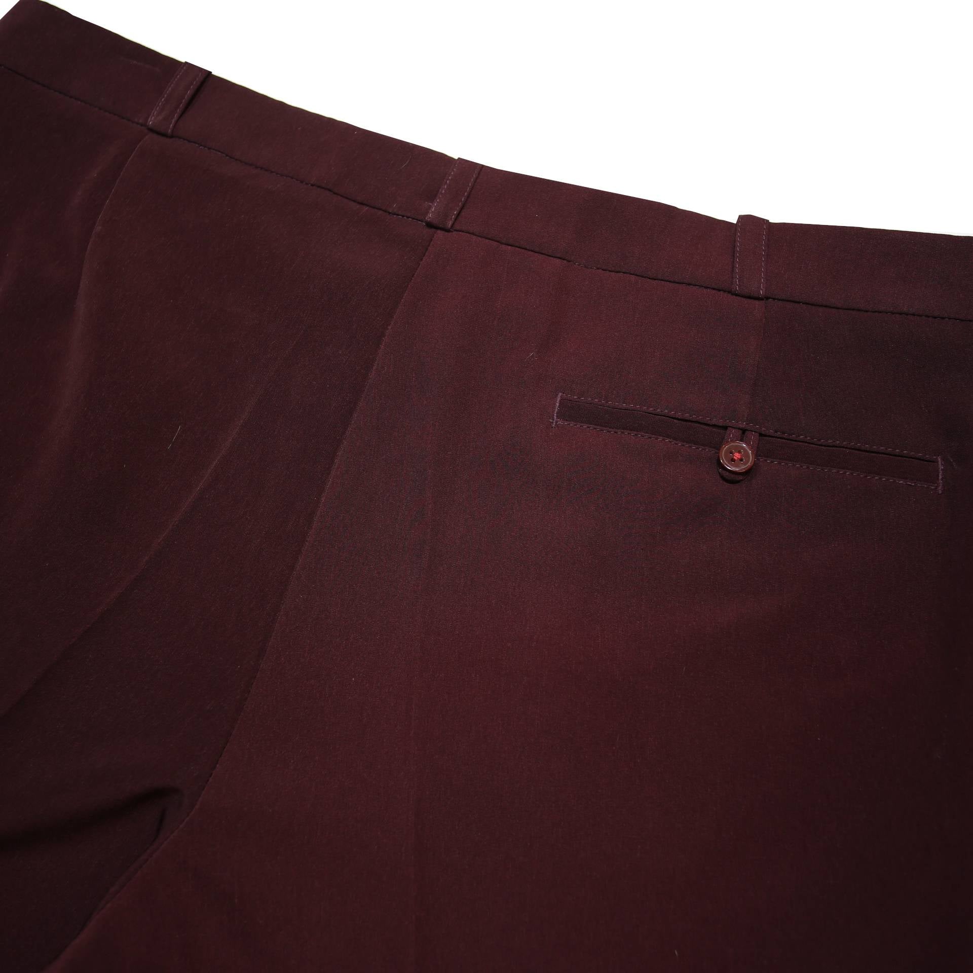 Mens Burgundy Casual Woven Shorts L W37 Classic Fit Summer Wear
