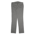 DIESEL Womens Cotton Blend Grey Slim Straight Trousers W28 L30 Stylish Comfort