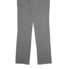 DIESEL Womens Cotton Blend Grey Slim Straight Trousers W28 L30 Stylish Comfort