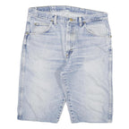 WRANGLER Mens Denim Blue Casual Shorts L W32 Classic Cotton Blend