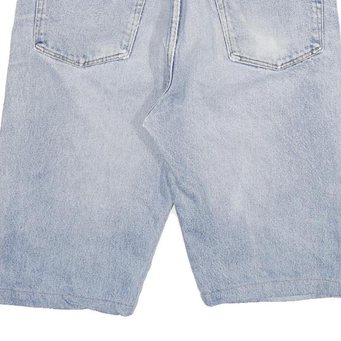 WRANGLER Mens Denim Blue Casual Shorts L W32 Classic Cotton Blend