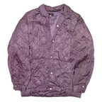 Mens Quilted Jacket Purple M