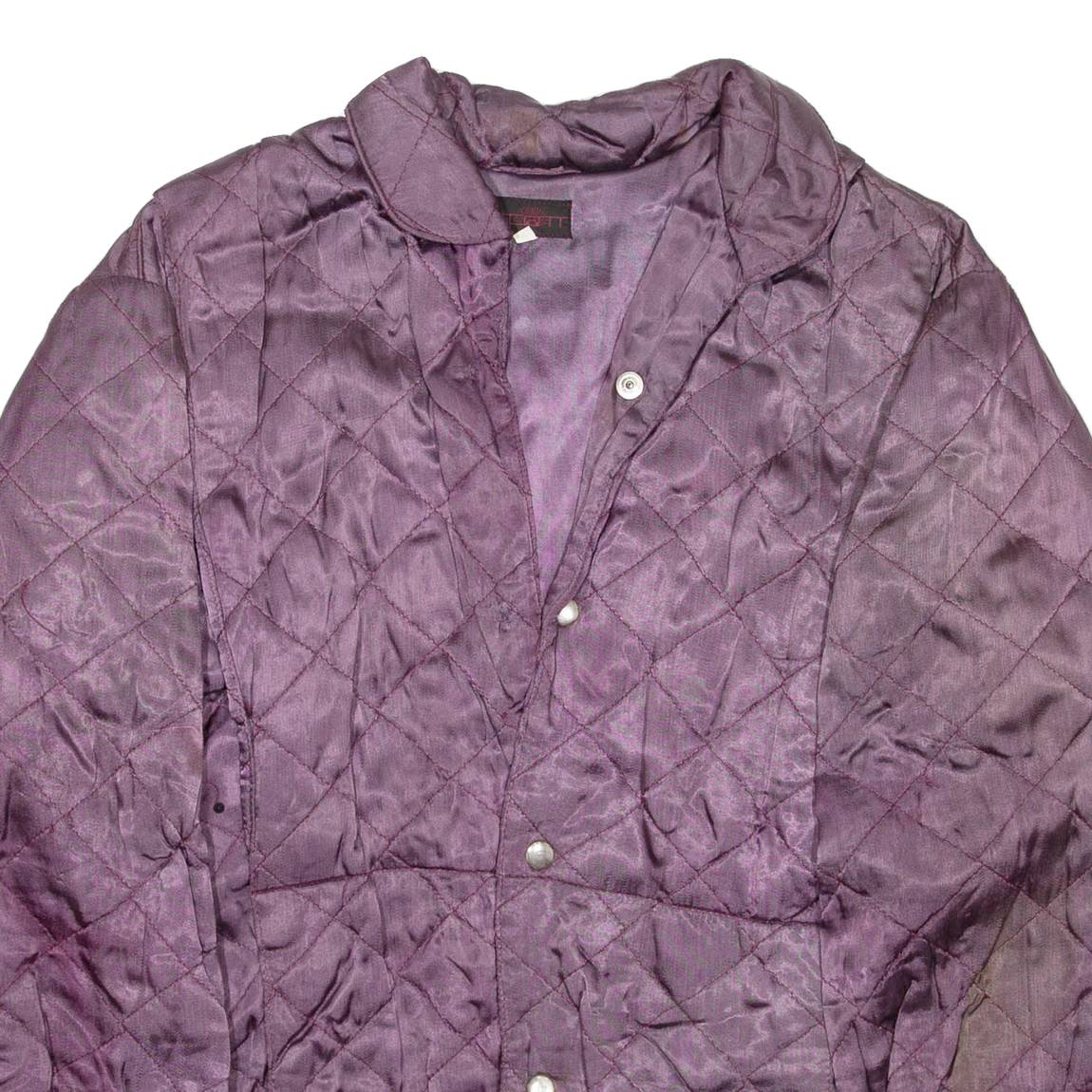 Mens Quilted Jacket Purple M
