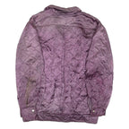 Mens Quilted Jacket Purple M
