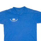 SCREEN STARS Mens Polo Shirt Blue XL