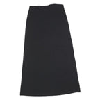 KAPPAHI Womens Black Straight Knee Length Polyester Blend Skirt M Classic