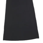 KAPPAHI Womens Black Straight Knee Length Polyester Blend Skirt M Classic