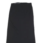 KAPPAHI Womens Black Straight Knee Length Polyester Blend Skirt M Classic