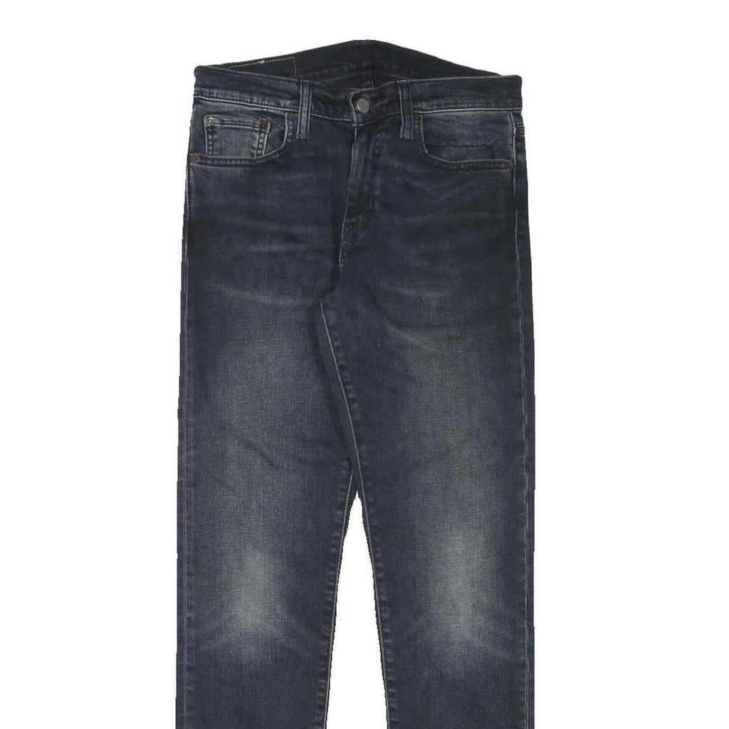 LEVI'S Mens Slim Blue Denim Raw Slim Skinny Jeans W28 L30 Classic Fit Zip