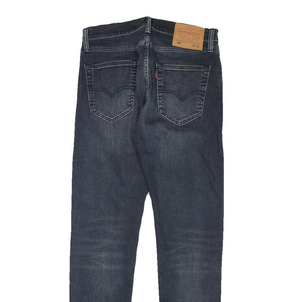 LEVI'S Mens Slim Blue Denim Raw Slim Skinny Jeans W28 L30 Classic Fit Zip