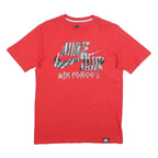 NIKE Mens Red Air Force 1 Graphic T-Shirt M Short Sleeve Crew Neck
