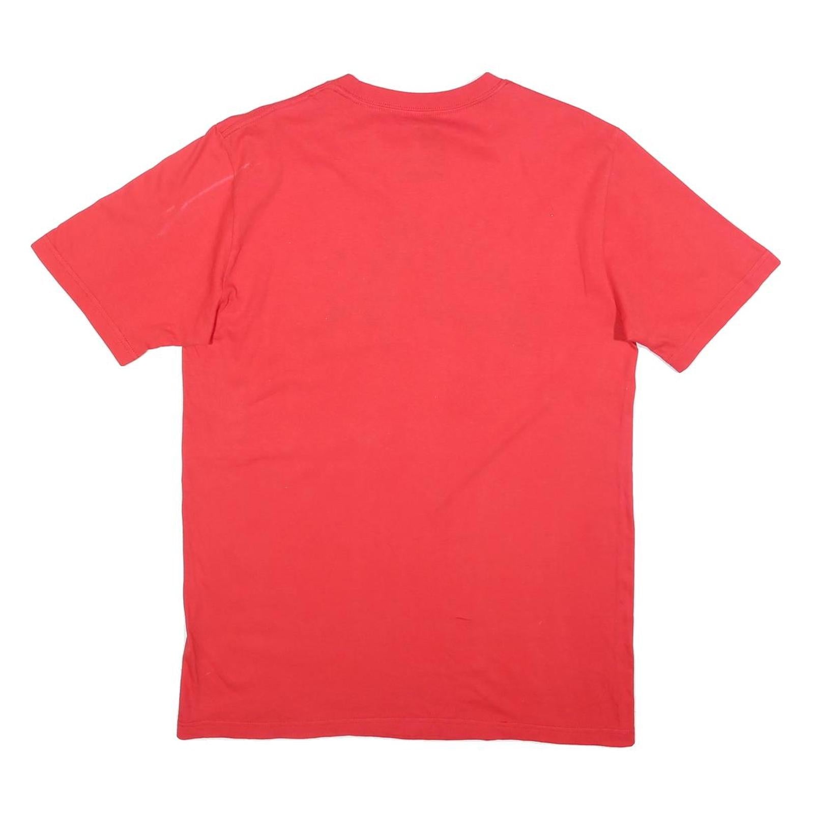 NIKE Mens Red Air Force 1 Graphic T-Shirt M Short Sleeve Crew Neck