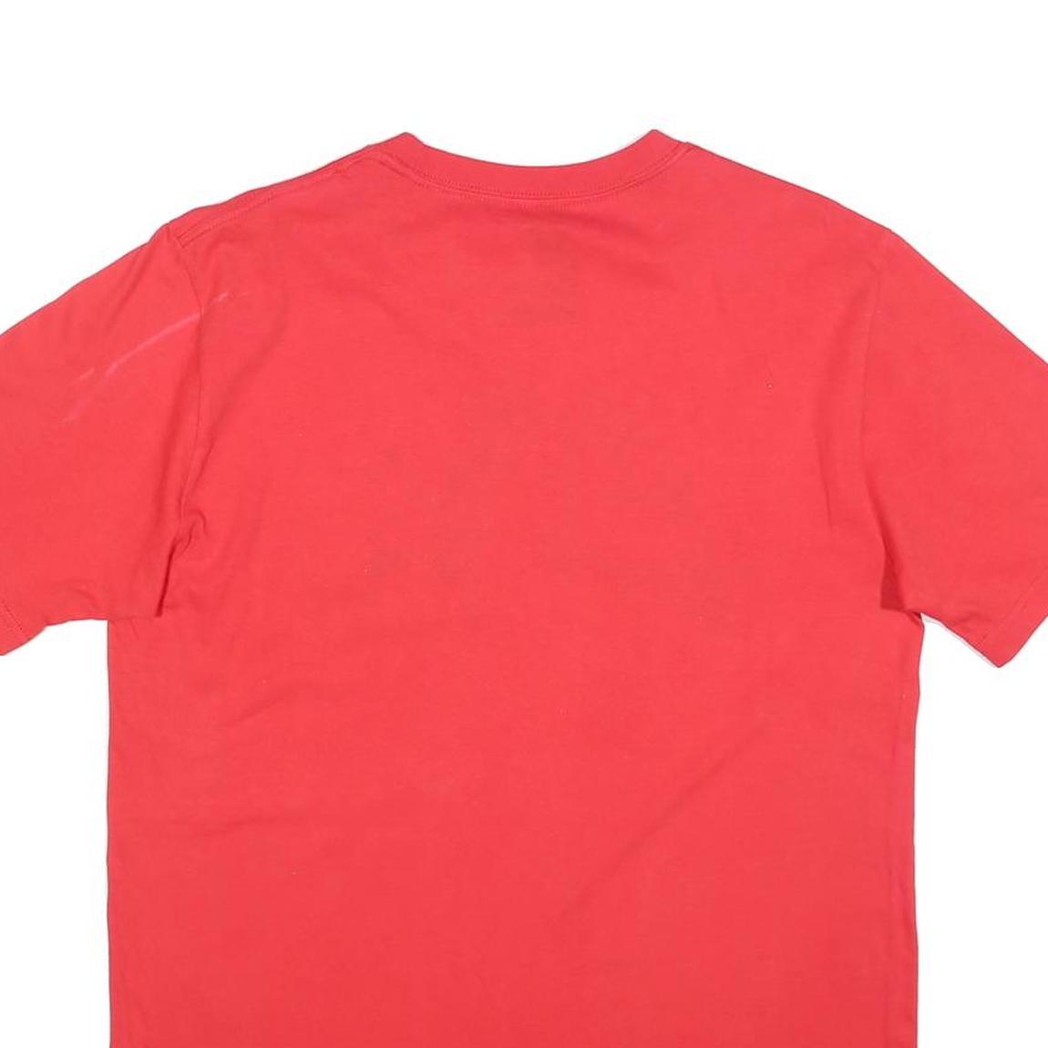 NIKE Mens Red Air Force 1 Graphic T-Shirt M Short Sleeve Crew Neck