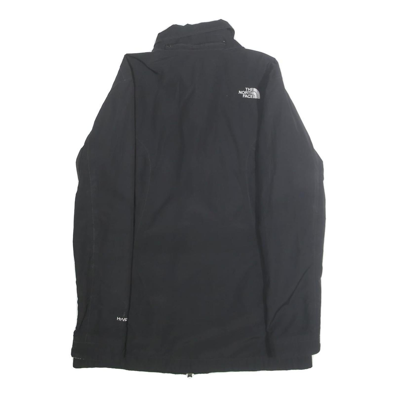 THE NORTH FACE Womens Black Outdoor Jacket M Polyester Blend Zip