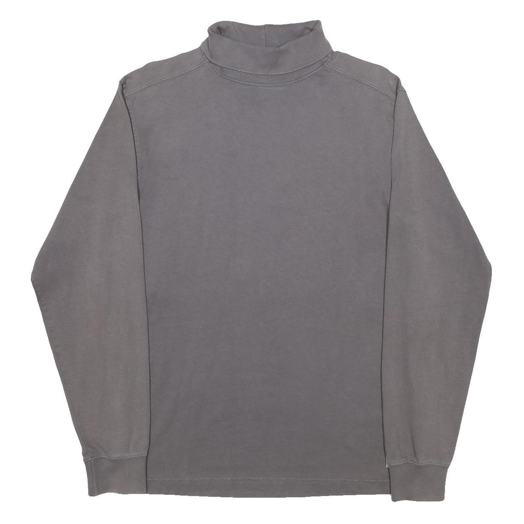 CARHARTT Mens Grey Long Sleeve Crew Neck Cotton T-Shirt M Casual Workwear