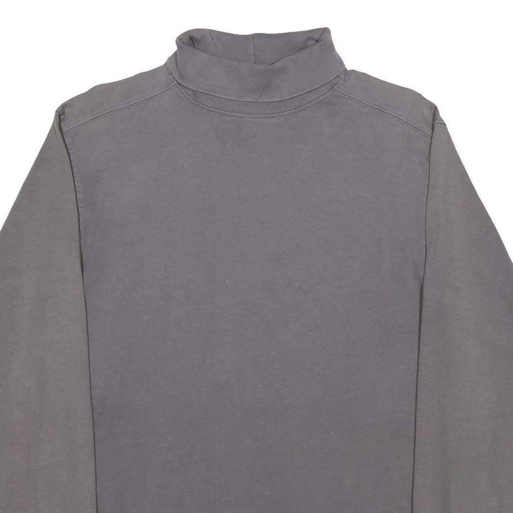 CARHARTT Mens Grey Long Sleeve Crew Neck Cotton T-Shirt M Casual Workwear