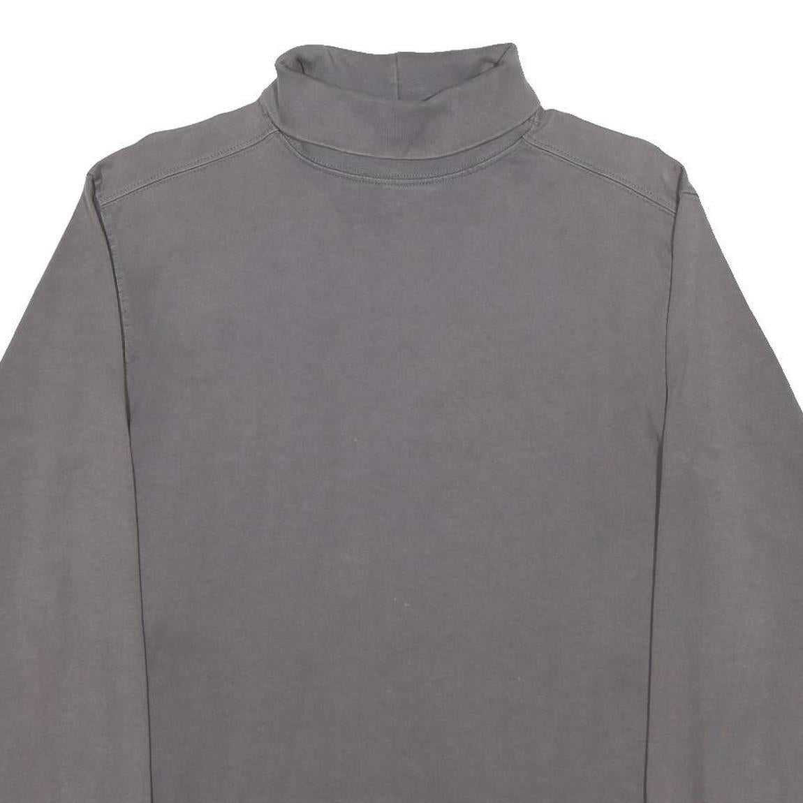 CARHARTT Mens Grey Long Sleeve Crew Neck Cotton T-Shirt M Casual Workwear