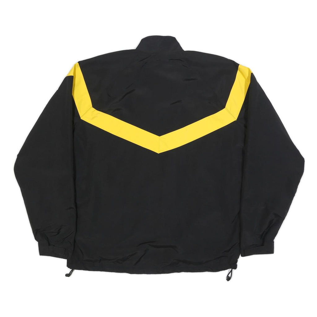 NIB Womens Black & Yellow U.S. Army Zip Nylon Jacket M Casual Outerwear