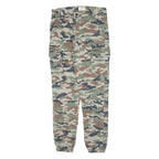 TAKKY WEIJL Cargo Camo Womens Trousers Green Slim Tapered W29 L26
