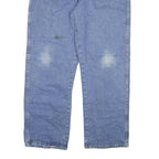 DICKIES Mens Regular Blue Denim Jeans W38 L30 Cotton Blend Zip Casual Workwear