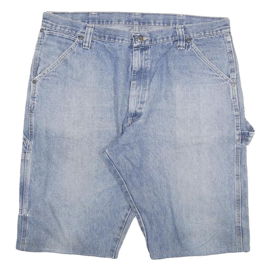 WRANGLER Mens Denim Blue Casual Shorts 3XL W38 Cotton Blend Workwear
