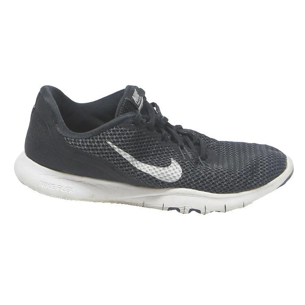 NIKE Free RN Womens Trainers Lightweight Running Shoes Black & White Synthetic