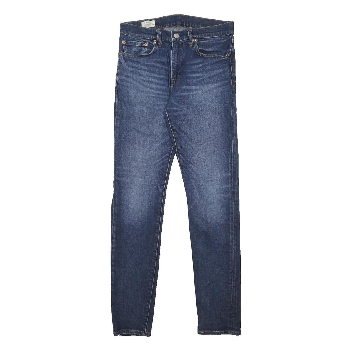 LEVI'S 512 Big E Mens Jeans Blue Slim Skinny Denim Medium W31 L34 Classic Style