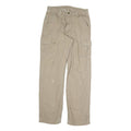 CARHARTT Mens Cotton Beige Regular Straight Trousers W30 L31 Casual Workwear