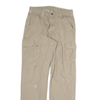 CARHARTT Mens Cotton Beige Regular Straight Trousers W30 L31 Casual Workwear