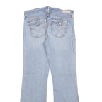 LEVI'S Womens 545 Jeans Blue Regular Bootcut Denim Light W32 L32 Classic Fit