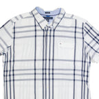 TOMMY HILFIGER Slim Fit Mens Shirt White Check XL