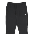 CHAMPION Mens Joggers Black Slim Tapered L W32 L30 Cotton Blend Comfortable