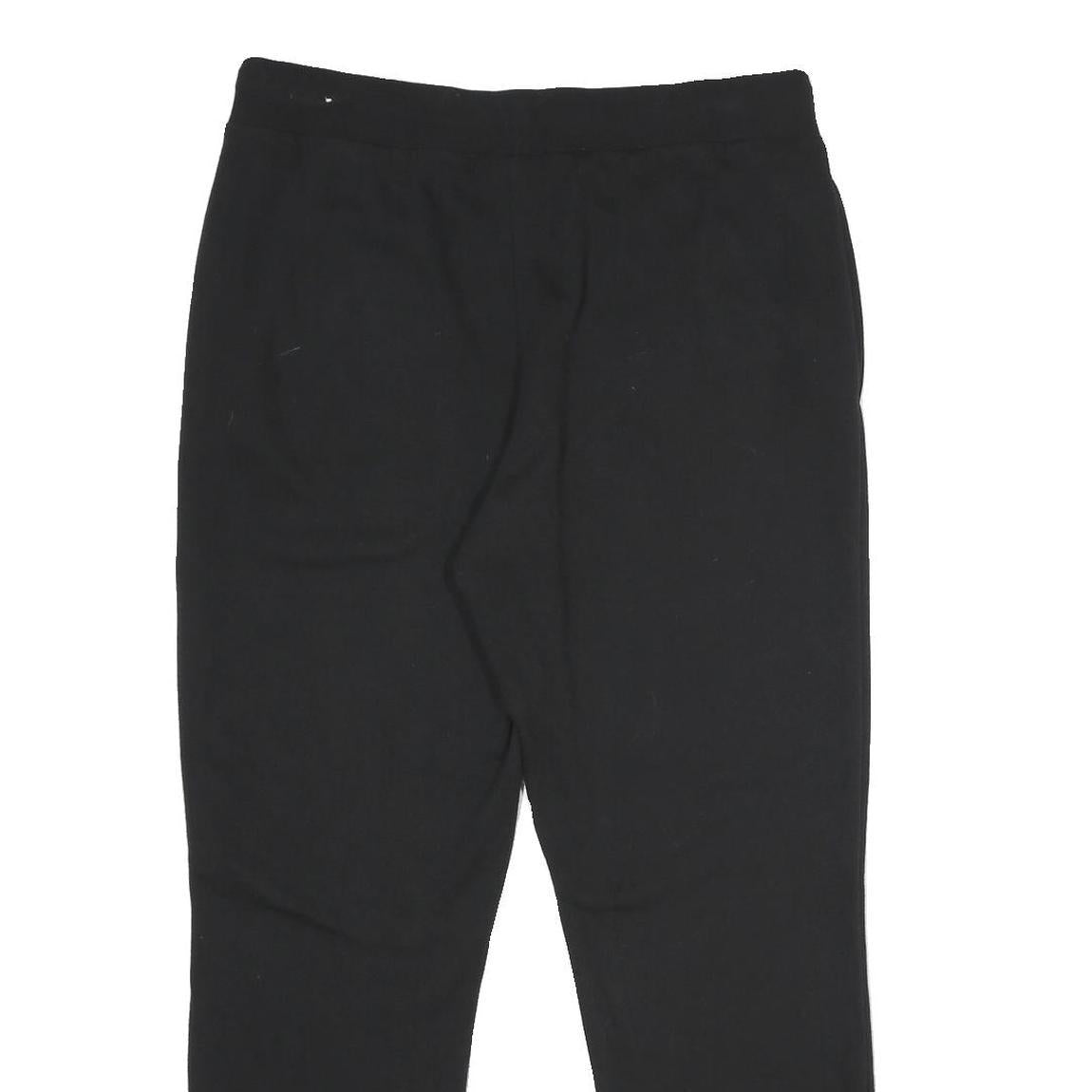 CHAMPION Mens Joggers Black Slim Tapered L W32 L30 Cotton Blend Comfortable