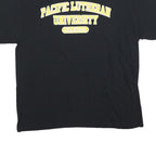 OURAY Mens Black Pacific Lutheran University Grandma T-Shirt XL Short Sleeve