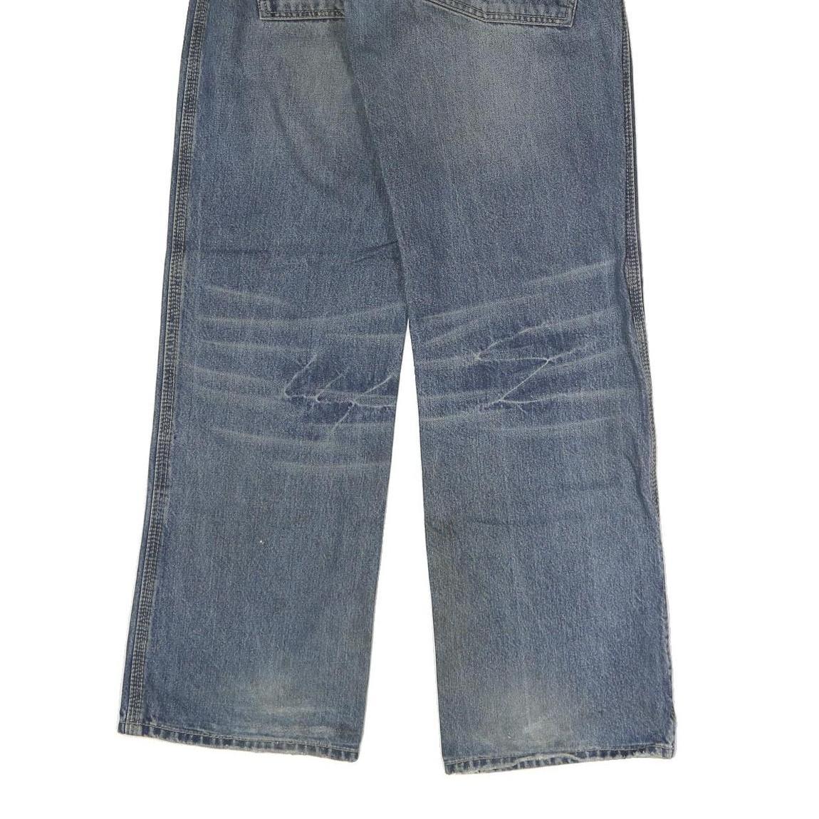 ALFAMACHINE Mens Jeans Blue Regular Straight Denim Medium W38 L32 Workwear