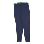 TOMMY JEANS Womens Joggers Navy Blue Slim Tapered M W28 L28 Logo Waistband