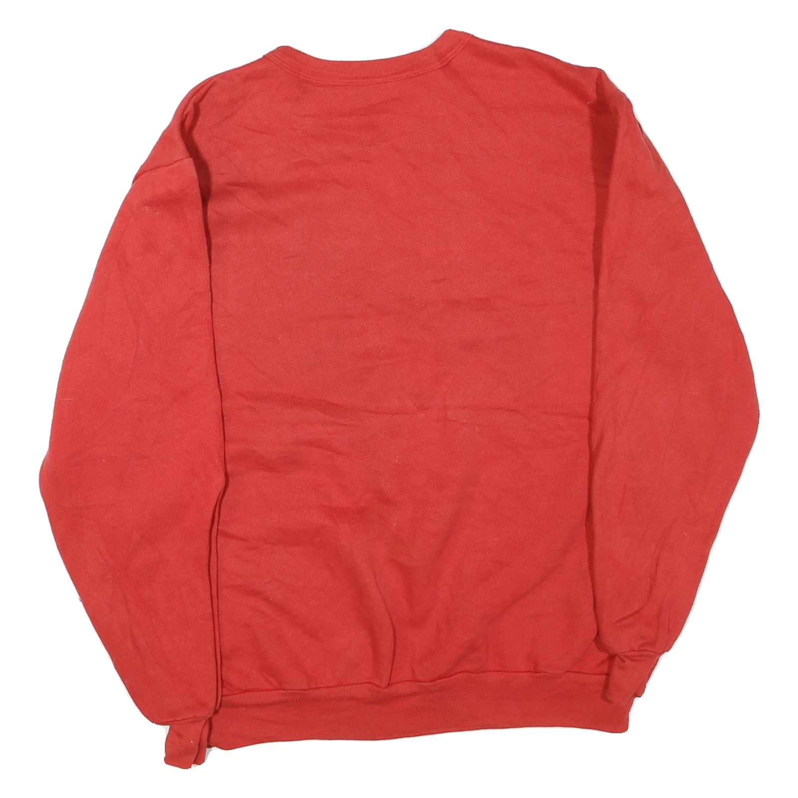 INDIANA Mens Red Sweatshirt M Cotton Blend Crew Neck Long Sleeve Casual