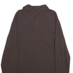 TOMMY HILFIGER Mens Brown Long Sleeve Plain L Logo Cotton Polo Shirt