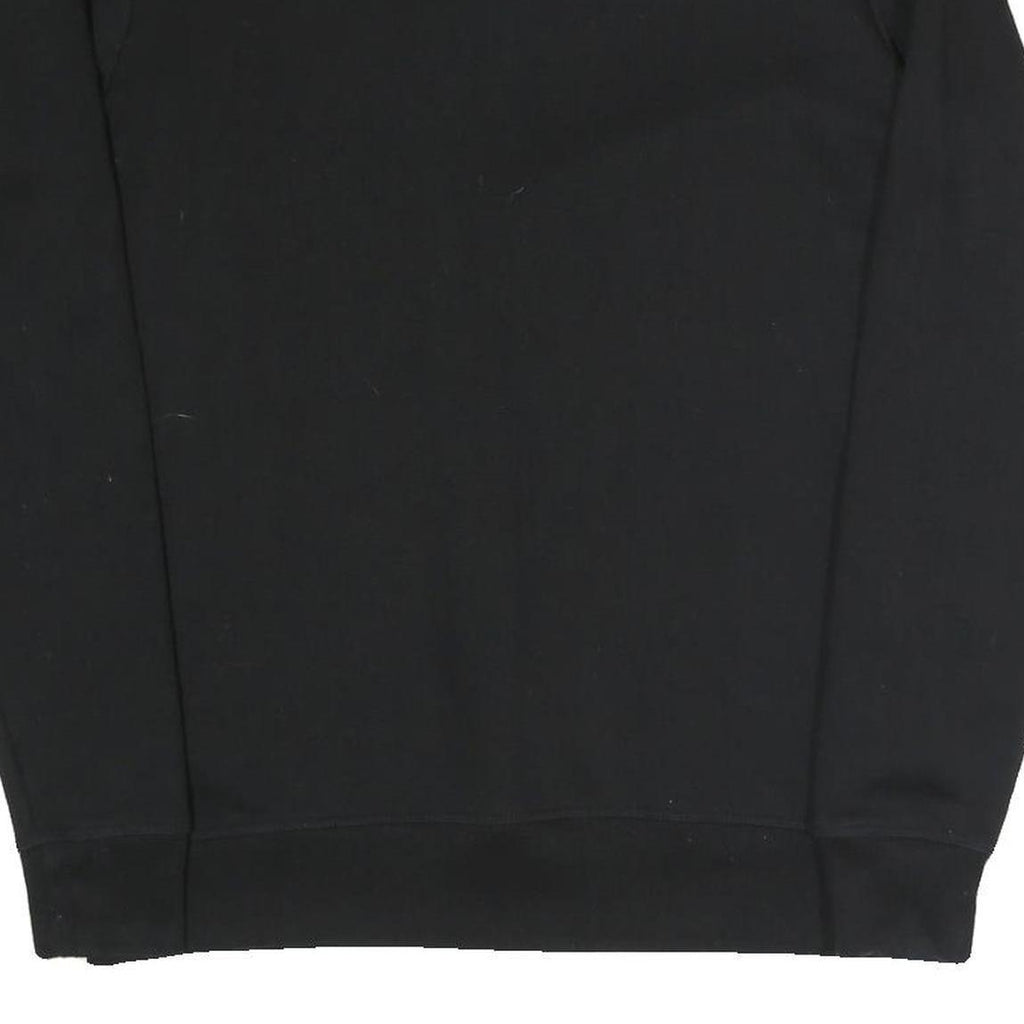 CHAMPION Mens Black Crew Neck S Sweatshirt Cotton Blend Classic Logo