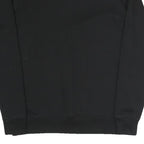 CHAMPION Mens Black Crew Neck S Sweatshirt Cotton Blend Classic Logo