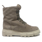 GABOR Womens Lace-Up Suede Boots Beige UK 5 Chunky Sole Casual Fashion