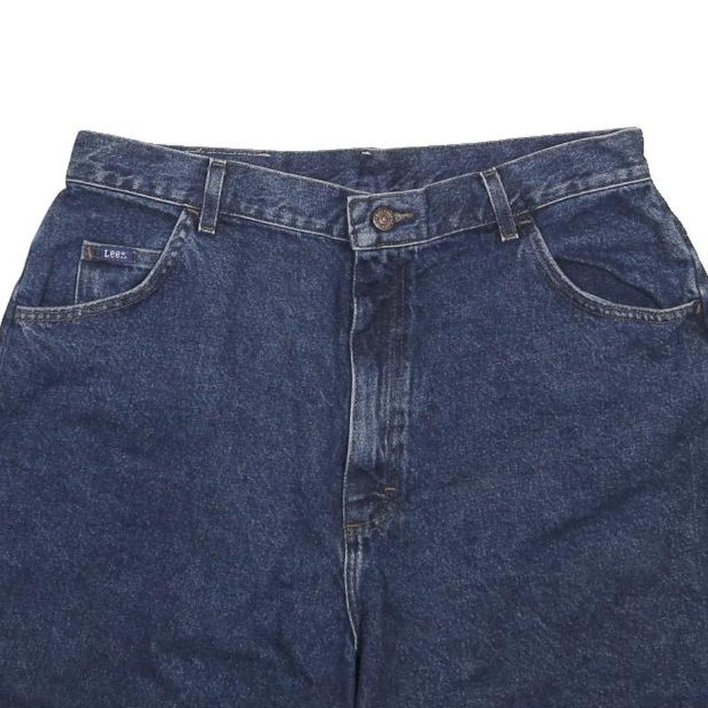 LEE Womens Denim Blue Casual Shorts L W32 Classic Cotton Pockets