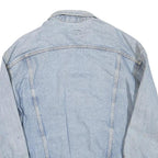 LEE Mens Blue Denim Jacket XL Cotton Blend Button Closure Classic Fit Casual