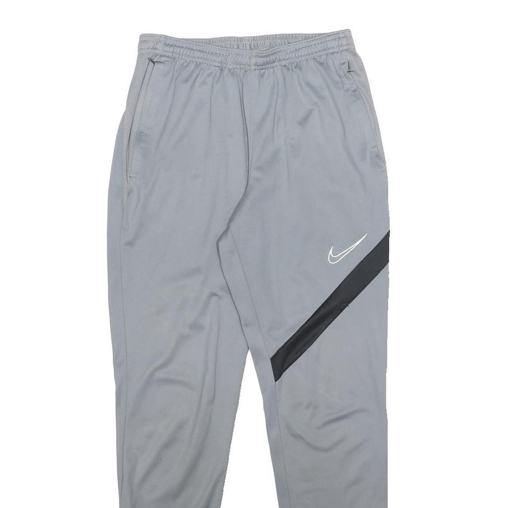 NIKE Mens Joggers Grey & Black Slim Tapered S W24 L28 Athletic Sportswear